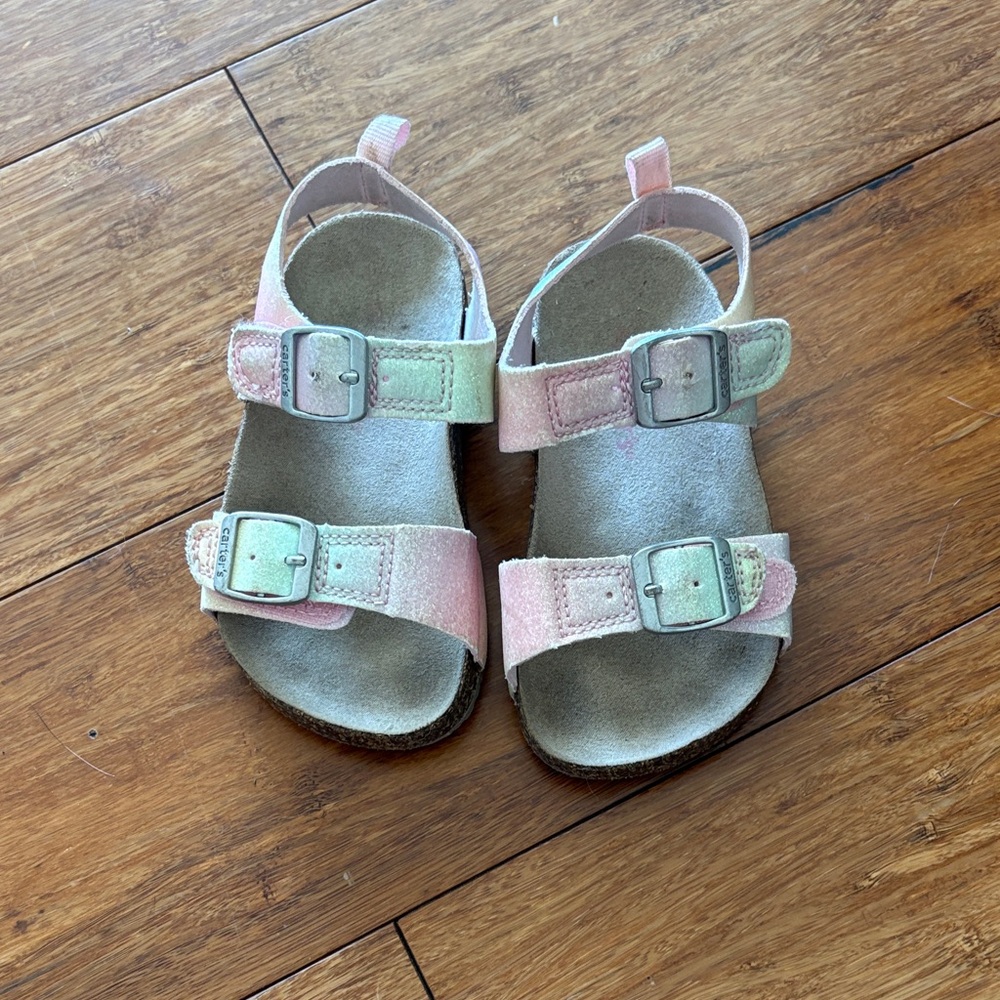 Carter's Pastel Sandals with Buckle Straps